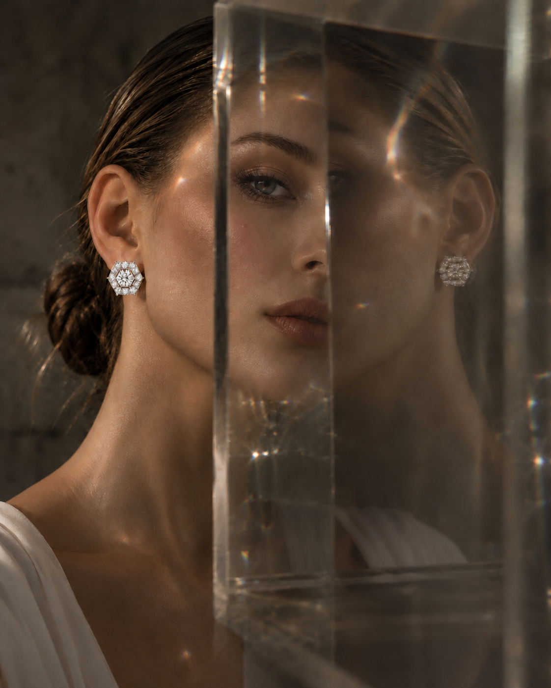 Женщина в призматическом свете Base Collection